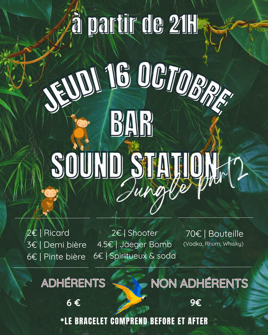 Soirée 100% JUNGLE CASITA